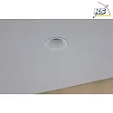 Paulmann Lumière encastrée CYMBAL COIN LED rigide IP20, blanc mat gradable