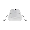 Paulmann Lumière encastrée CYMBAL COIN LED rigide IP20, blanc mat gradable