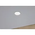 Paulmann Lumière encastrée CYMBAL COIN LED rigide, Dim-To-Warm, lot de 3 IP44, blanc mat gradable 19