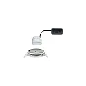 Paulmann Lumière encastrée NOVA COIN LED rond, pivotant IP23, fer brossé  460lm 2700K 100° 100° CRI >80