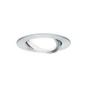 Paulmann Lumière encastrée NOVA COIN LED rond, pivotant, lot de 3 IP23, aluminium  19,5W 460lm 2700K 100° 100° CRI >80