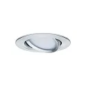 Paulmann Lumière encastrée NOVA COIN LED rond, pivotant, lot de 3 IP23, aluminium  19,5W 460lm 2700K 100° 100° CRI >80