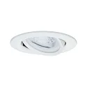Paulmann recessed luminaire NOVA LED round, swivelling, set of 3 GU10 IP23, white matt dimmable 460lm 2700K 38° 38° CRI >80