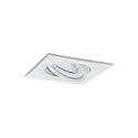 Paulmann recessed luminaire NOVA LED square, swivelling, set of 3 GU10 IP23, white matt dimmable 19,5W 460lm 2700K 38° 38° CRI >80