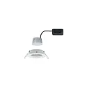 Paulmann recessed luminaire NOVA COIN LED round, swivelling Coin IP23, white matt dimmable 460lm 2700K 100° 100° CRI >80