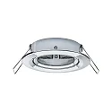 Paulmann recessed luminaire NOVA COIN LED round, swivelling, set of 3 Coin IP23, chrome dimmable 19,5W 460lm 2700K 100° 100° CRI >80