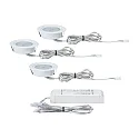 Paulmann LED Furniture recessed luminaire SET LED, 3x4,5W, 12VA, 230V/350mA, 65mm, white