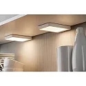 Paulmann Eclairage sous meuble VANE LED angulaire, lot de 2 IP44, blanc mat  2x440lm 2700K