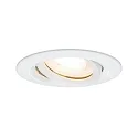 Downlight NOVA PLUS GU5.3/GU10 rond, pivotant GU5.3 / GU10 IP65, blanc mat gradable