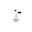 Paulmann outdoor recessed luminaire NOVA PLUS square, swivelling GU10 IP65, chrome, white matt dimmable