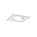 Paulmann Eclairage d'extérieur encastré NOVA PLUS COIN angulaire, pivotant, lot de 3 Coin IP23, blanc mat gradable