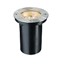 LED Floor recessed luminaire SPECIAL LINE set, round, 1,2W, 2700K, 230V, 110mm, stainless steel