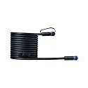 Câble PLUG&SHINE 3 fois, étanche, noir 