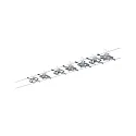 Paulmann Paulmann Wire system Mac II, max. 10W 230/12V GU5,3 max. 7x10W, chrome matt