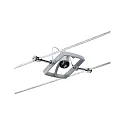 Paulmann Paulmann Wire system Mac II, max. 10W 230/12V GU5,3 max. 7x10W, chrome matt