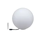 Paulmann Lumière extérieure PLUG&SHINE GLOBE médium IP67, blanche gradable