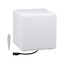 Paulmann Lumière extérieure PLUG&SHINE CUBE grand IP67, blanche gradable