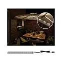 Paulmann Bande LED PARASOL-LIGHT 4 fois, avec connexion USB noir, noir 