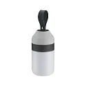 Lampe de table CLUTCH rond, contrôlable par Bluetooth, avec fonction de charge USB IP44, gris gradable