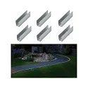 Paulmann fastening PLUG&SHINE LED set of 6, silver