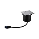 Paulmann Projecteur encastré LED PLUG&SHINE FLOOR angulaire IP65, acier inoxydable gradable