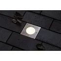 Paulmann Projecteur encastré LED PLUG&SHINE FLOOR angulaire IP65, acier inoxydable gradable