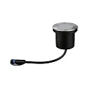 Paulmann Projecteur encastré LED PLUG&SHINE FLOOR rond IP65, acier inoxydable gradable