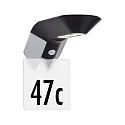 Paulmann Lampe murale solaire SOLEY avec détecteur de mouvement IP44, anthrazit 