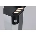 Paulmann solar floor lamp SOLEY with motion detector IP44, anthracite 
