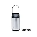 Paulmann Lampe de table à accu CAPULINO LED avec batterie IP44, anthrazit, transparent gradable
