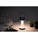 Paulmann Lampe de table à accu CAPULINO LED avec batterie IP44, anthrazit, transparent gradable