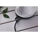 Paulmann Lampe de table à accu CAPULINO LED avec batterie IP44, anthrazit, transparent gradable