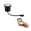 Projecteur encastré LED PLUG&SHINE RGBW, contrôlable par ZigBee IP65, noir , argent gradable