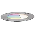 Paulmann Projecteur encastré LED PLUG&SHINE RGBW, contrôlable par ZigBee IP65, noir , argent gradable