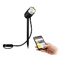 Paulmann Lumière extérieure LED PLUG&SHINE PIKE RGBW, contrôlable par ZigBee IP44, anthrazit gradable
