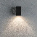 Paulmann outdoor wall luminaire FLAME UP OR DOWN 1 flame, square, switchable IP44, anthracite 