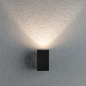 Paulmann outdoor wall luminaire FLAME UP OR DOWN 1 flame, square, switchable IP44, anthracite 