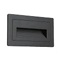 Paulmann outdoor recessed luminaire LONG IP44, black 