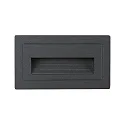 Paulmann outdoor recessed luminaire LONG IP44, black 
