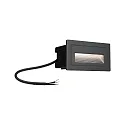 Paulmann outdoor recessed luminaire LONG IP44, black 