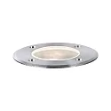 Paulmann Projecteur encastré FLOOR rond, accessible GU10 IP65, acier inoxydable gradable