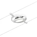 Paulmann Lampe à corde ROUNDMAC LED 5 fois, chrome, blanche 