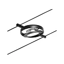 Paulmann Lampe à corde ROUNDMAC LED, chrome, noir mat 
