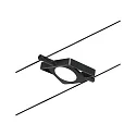Paulmann wire system MACLED 5-fold, chrome, black matt 