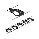 Paulmann wire system MACLED 5-fold, chrome, black matt 