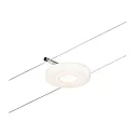 Paulmann wire system DISCLED 5-fold, chrome, chrome matt 