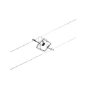 Paulmann Lampe à corde MAC II GU5,3, chromé mat 