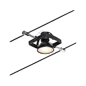 Paulmann Lampe à corde MAC II GU5,3, chrome, noir mat 
