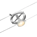 Paulmann wire system CARDAN 5-fold GU5,3, chrome matt 