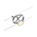 Paulmann Lampe à corde CARDAN GU5,3, chromé mat 